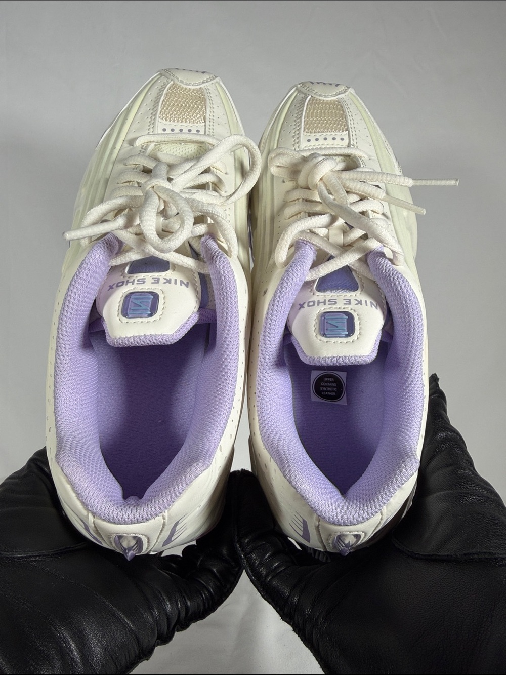 Nike Shox Women's Cream and Lavender - Picture 5 of 6